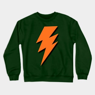 Orange Triple Lightning Bolt Crewneck Sweatshirt